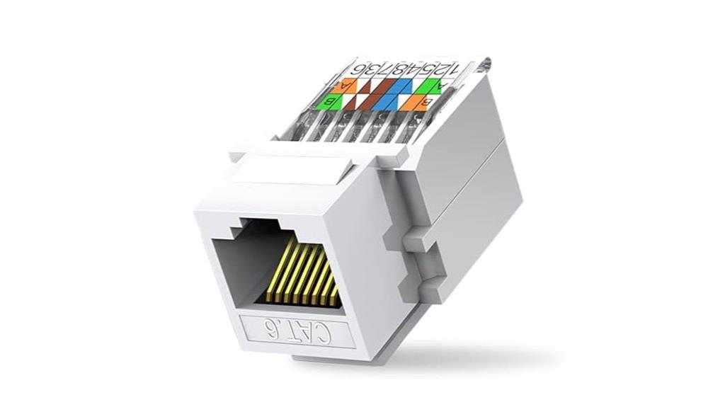 10 pack cat6 keystone jacks