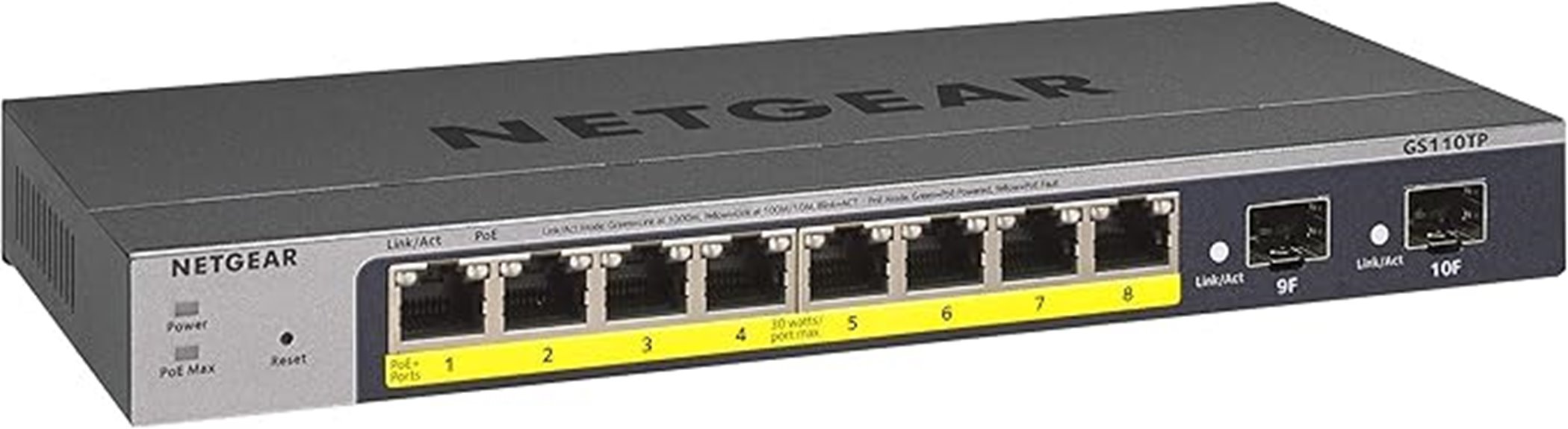 10 port poe gigabit switch