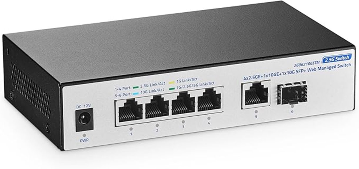 10g managed ethernet switch