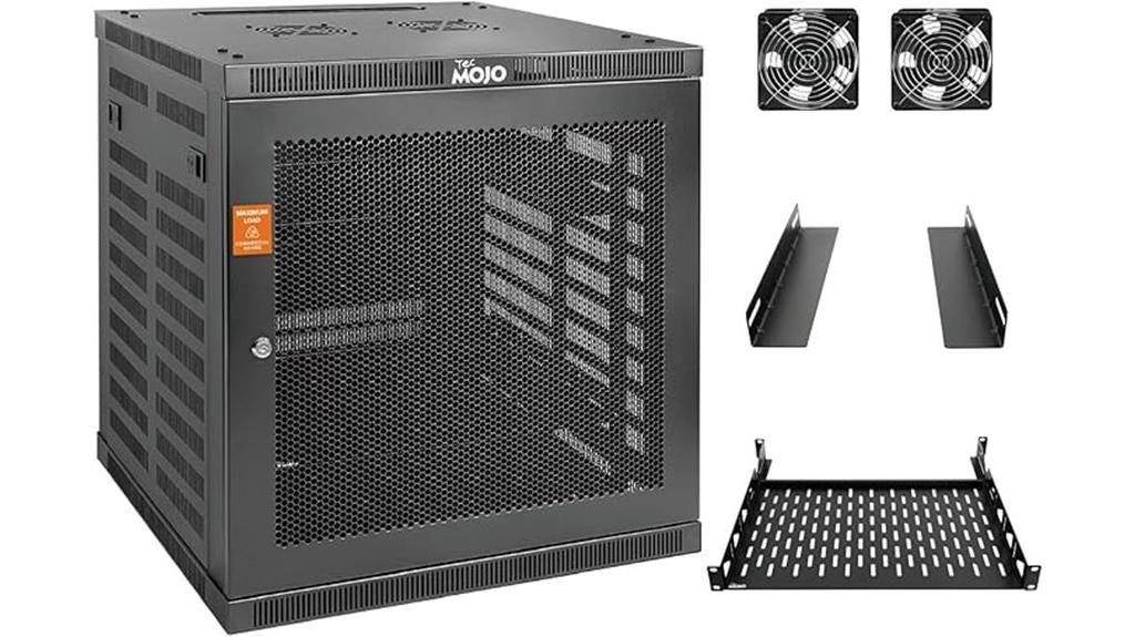 12u wall mount rack