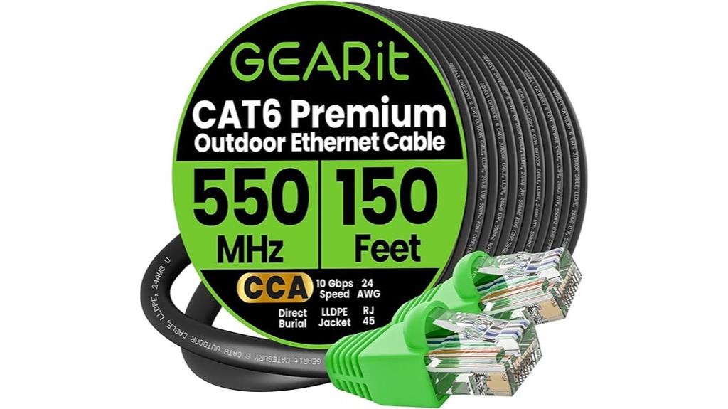 150 ft black ethernet