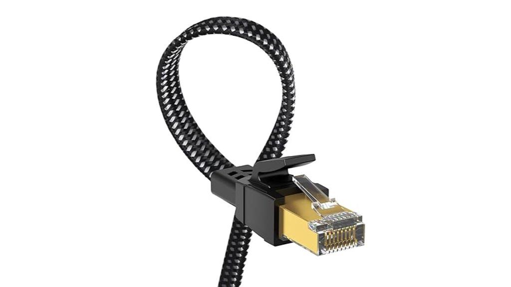 15 ft nylon braided ethernet