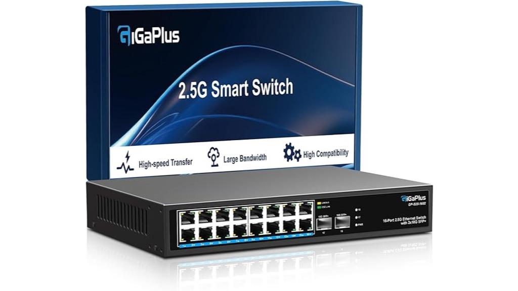 16 port 2 5g unmanaged switch