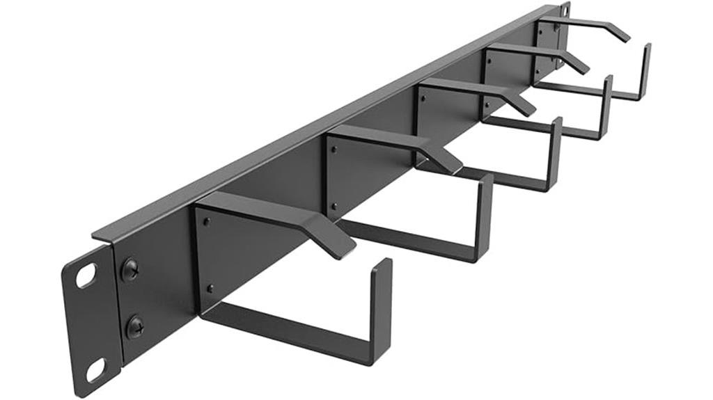 19 inch horizontal cable organizer