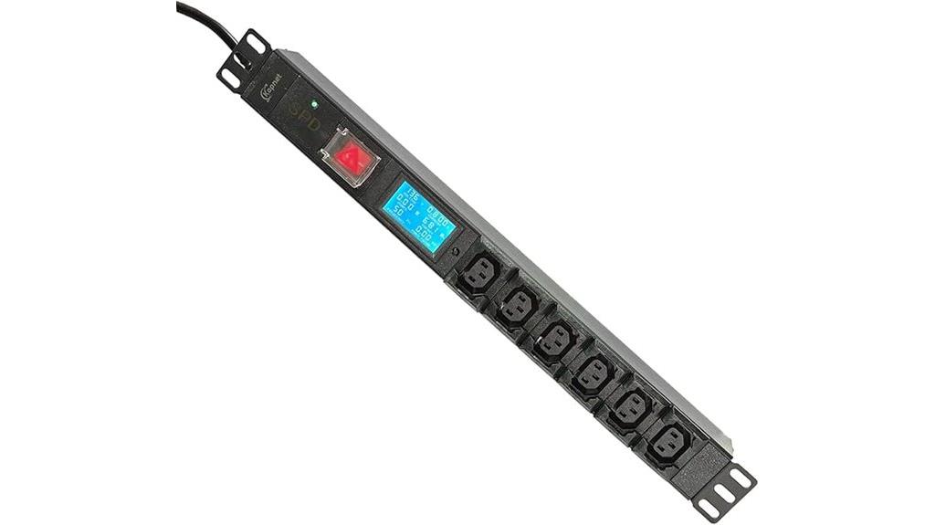 19 inch rack mounted pdu
