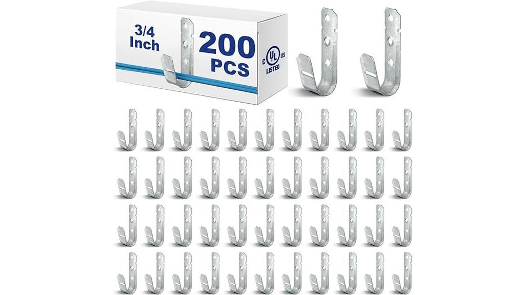 200 piece cable support hooks