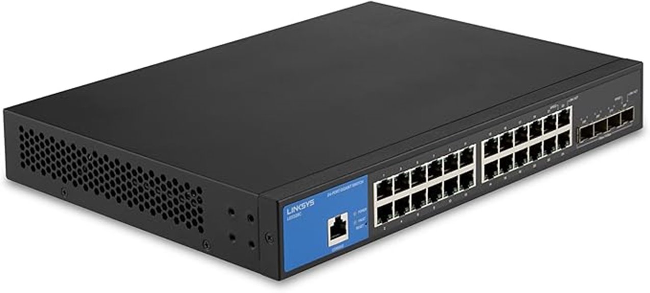 24 port managed switch