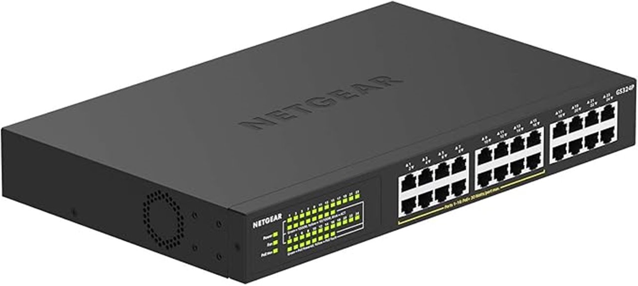 24 port poe switch