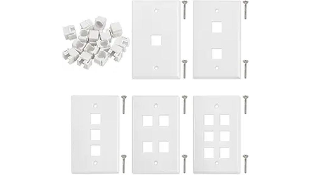 30 pack wall plate inserts