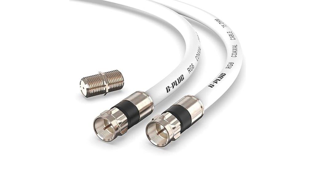 3 foot rg6 coax cable