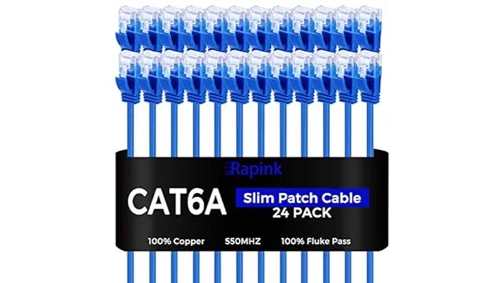 7ft cat6a cable pack