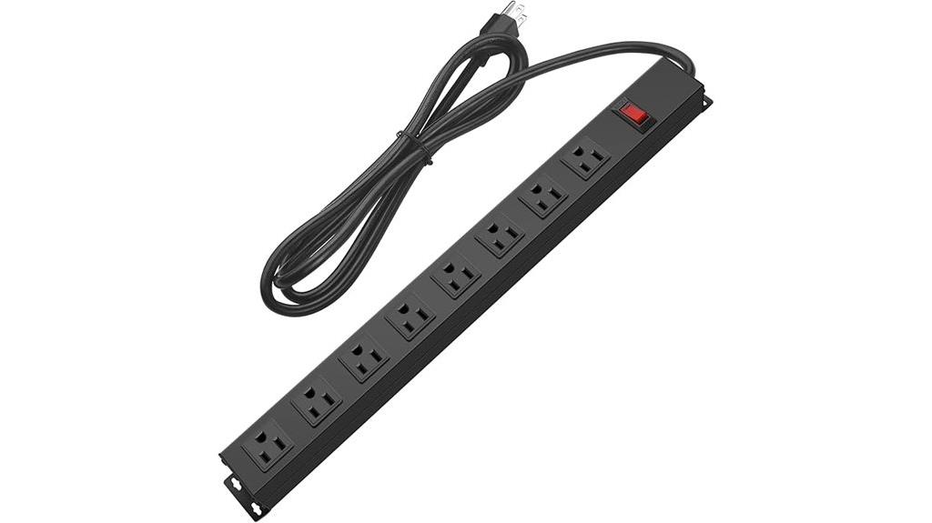8 outlet mountable power strip