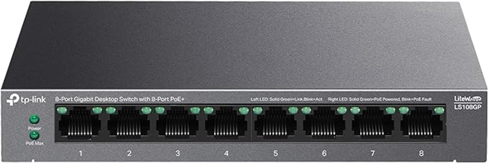 8 port poe gigabit switch