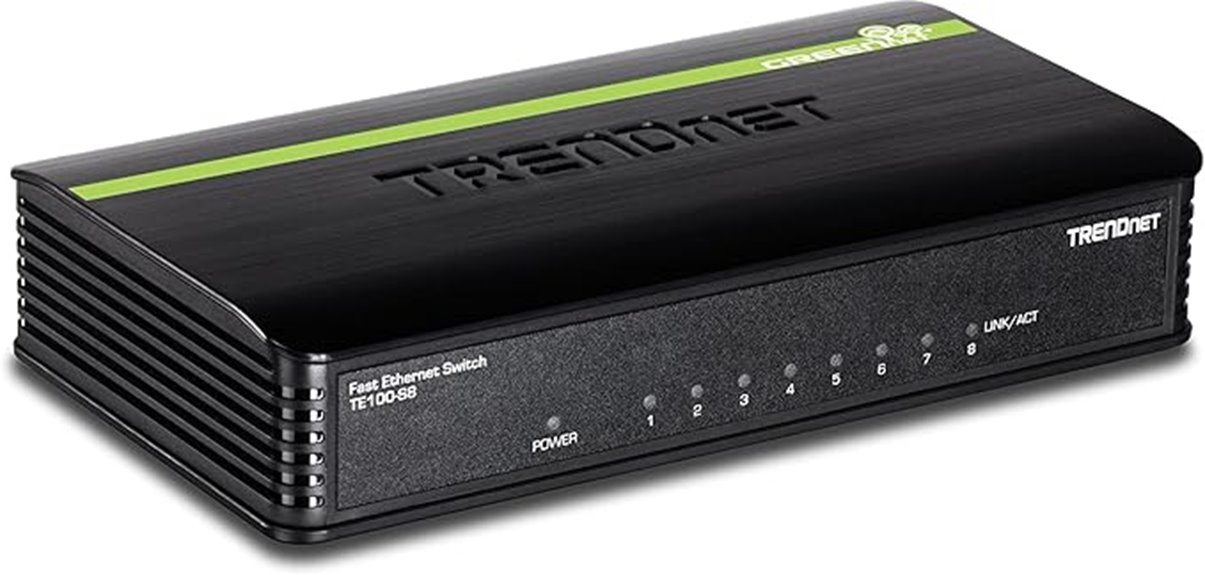8 port unmanaged ethernet switch