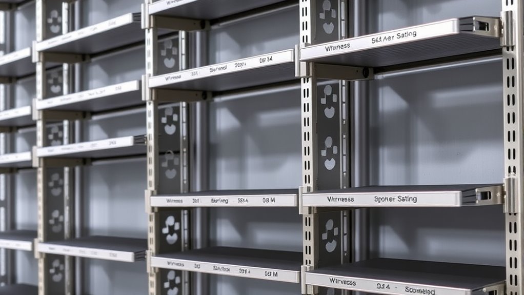 adjustable strong rack shelves