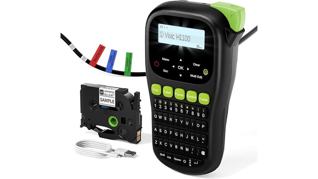 backlit label maker