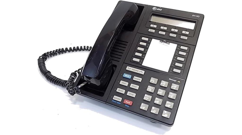 black avaya 8410d phone