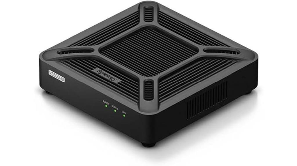 black surveillance device display