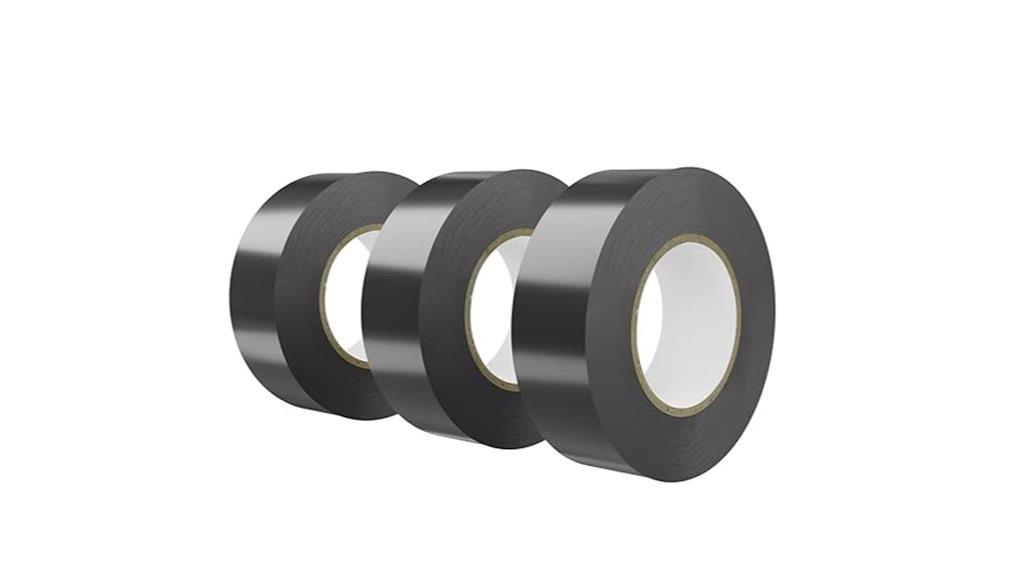 black waterproof electrical tape
