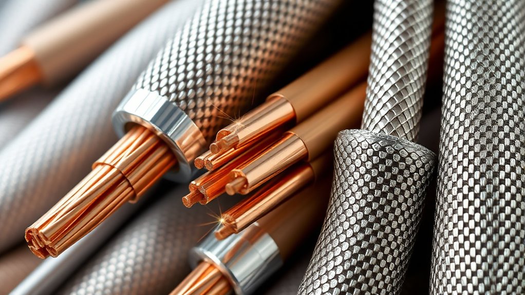 cable shielding reduces interference
