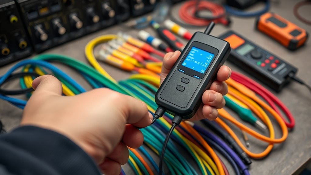 cable testing for interference