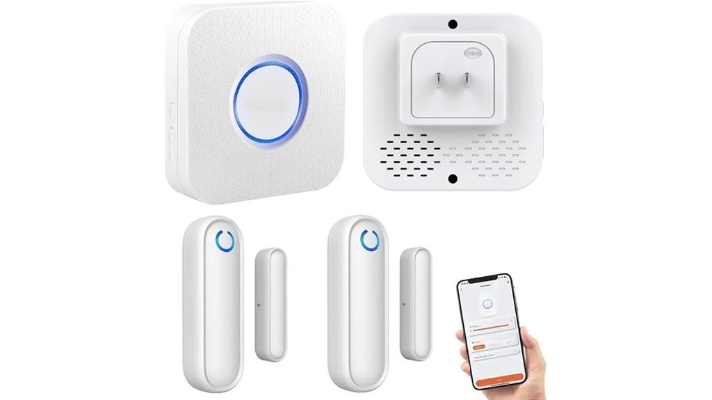 caregiver wifi door alarms