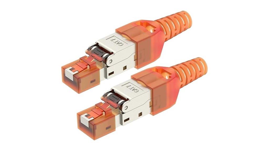 cat7 rj45 connector pack