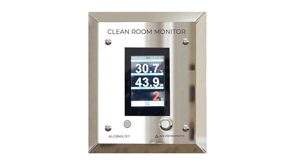 clean room monitor display
