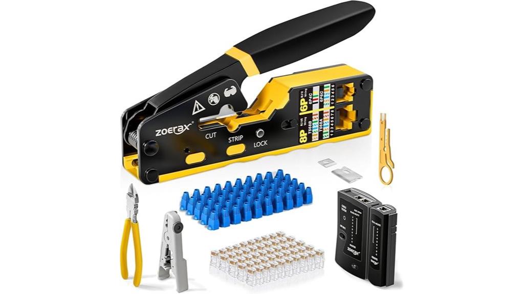 complete ethernet crimping kit