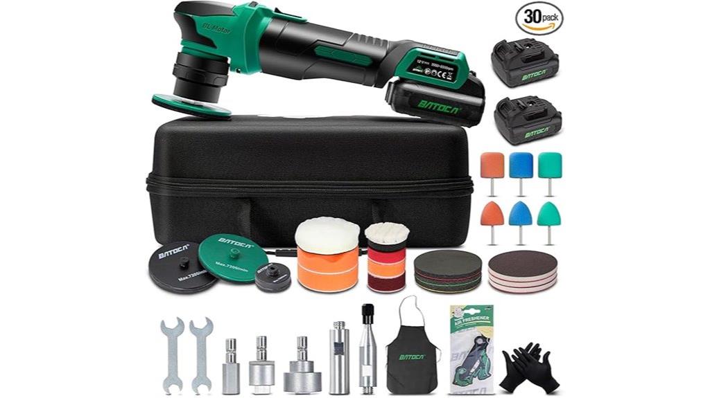 cordless car buffer kit