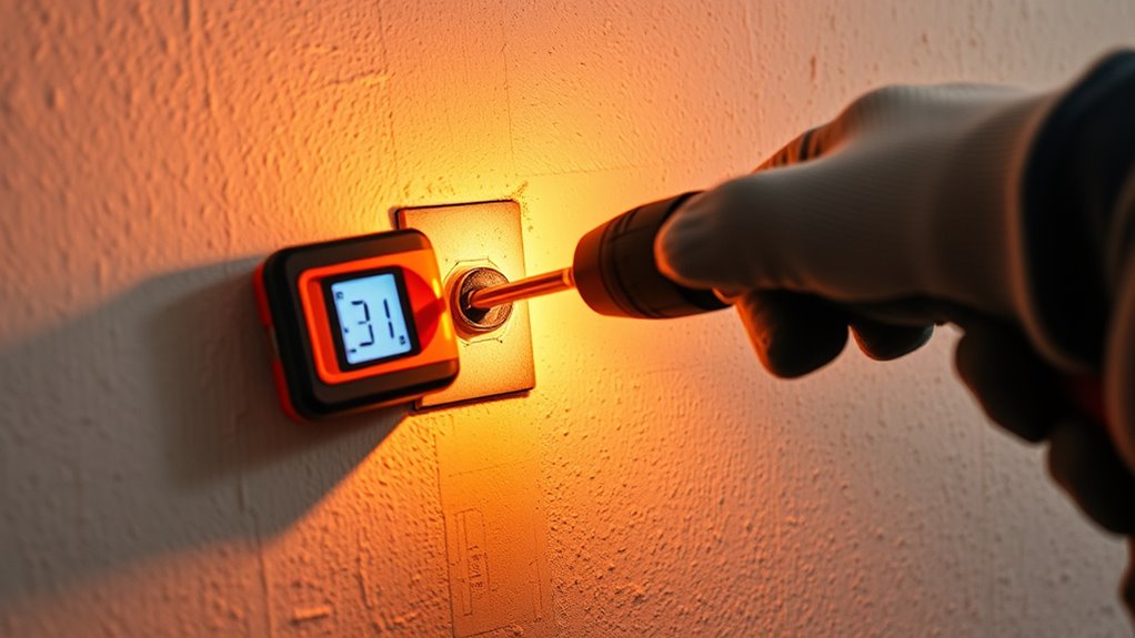 detecting studs and obstacles