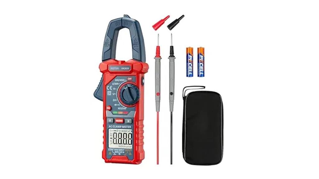 digital blue clamp meter