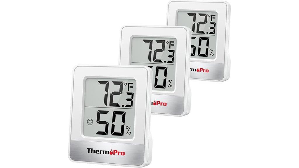 digital hygrometer 3 pack