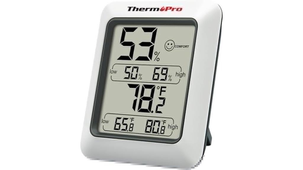 digital hygrometer and thermometer