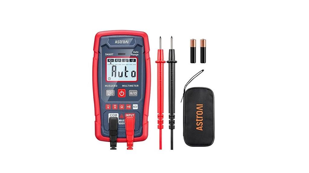 digital multimeter with auto ranging