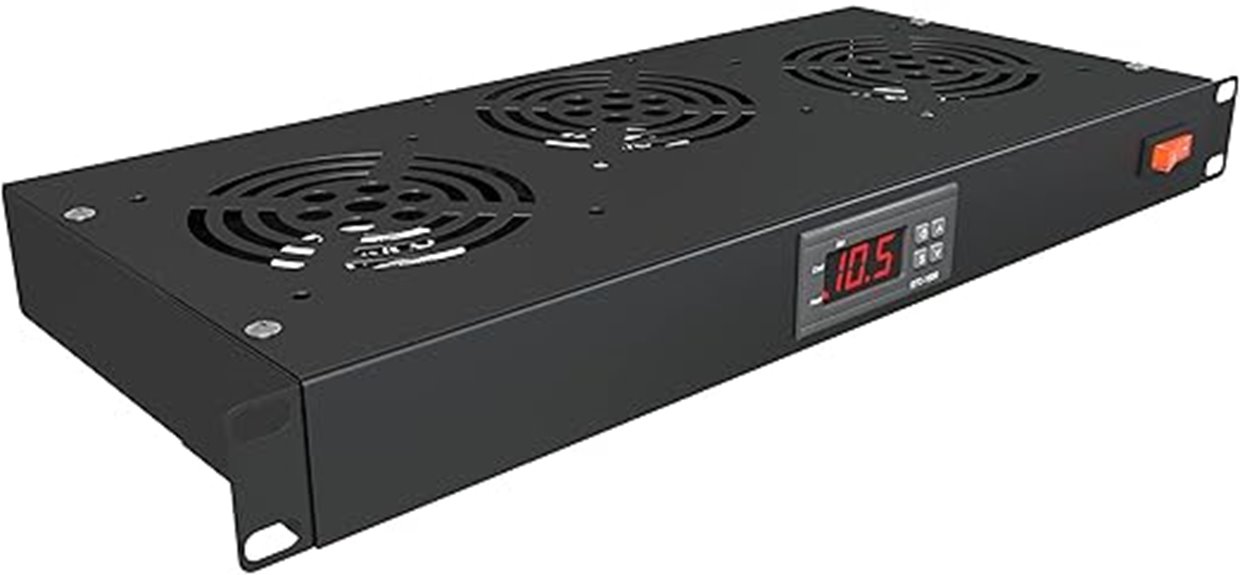 digital temp control fan