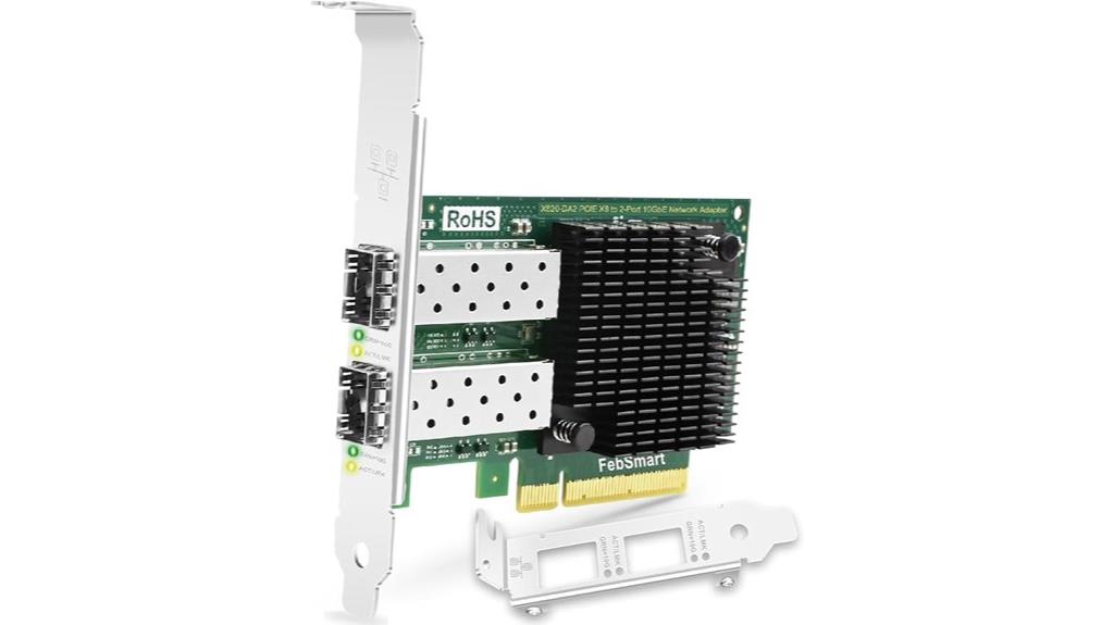 dual 10gbe sfp adapter