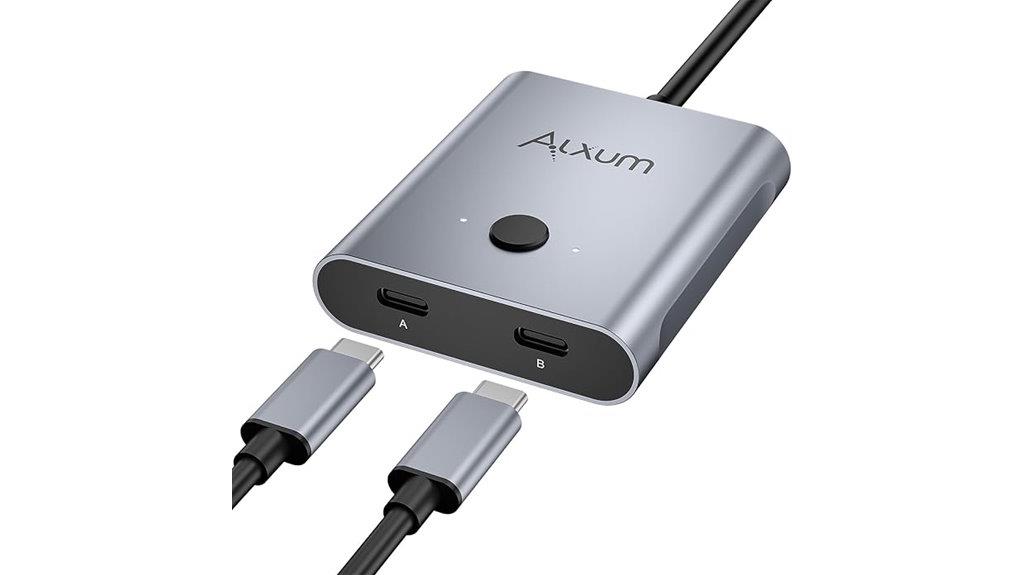 dual computer usb c switch