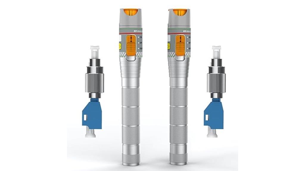 dual fiber optic fault locators