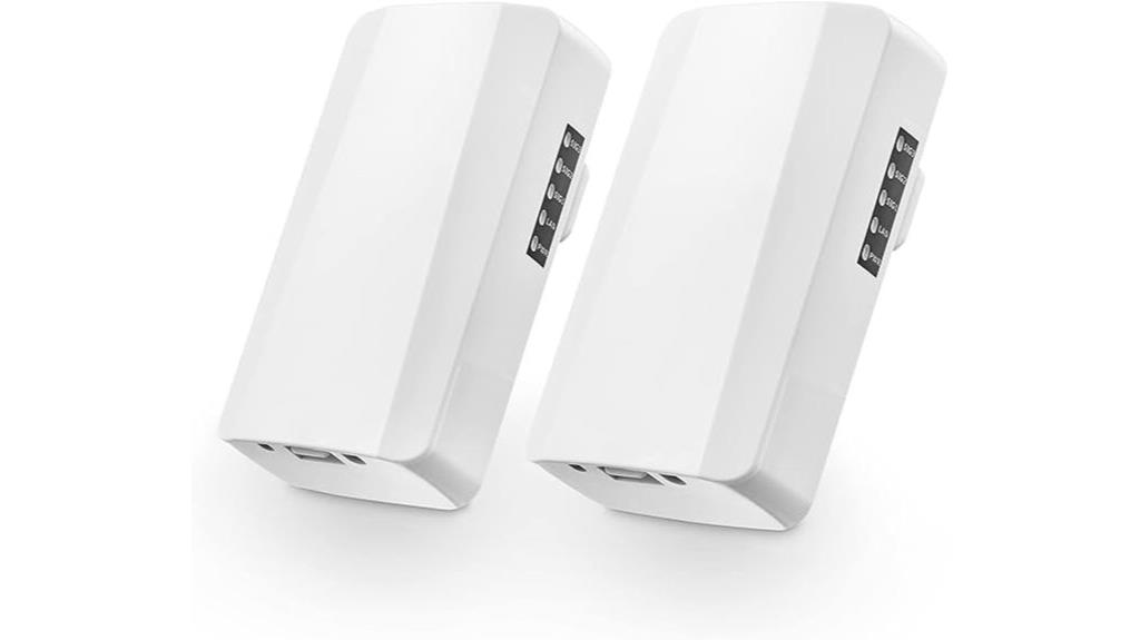 dual pack outdoor wireless bridge
