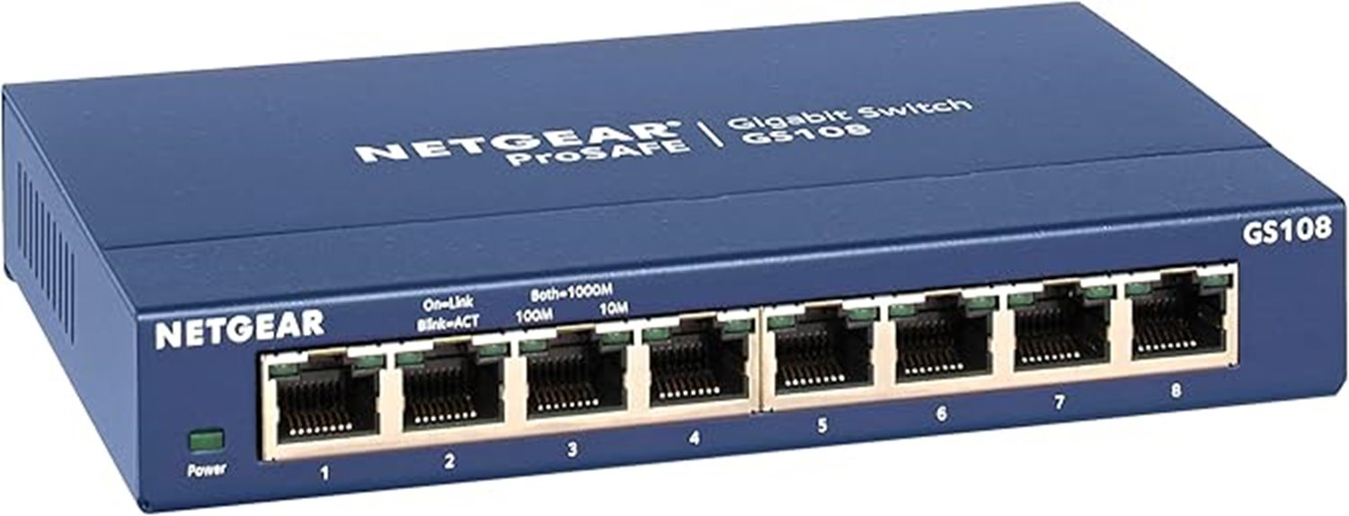eight port gigabit switch