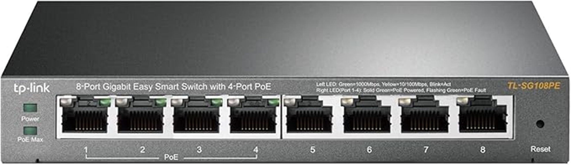 eight port poe gigabit switch