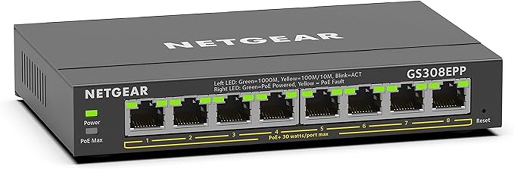 eight port poe switch