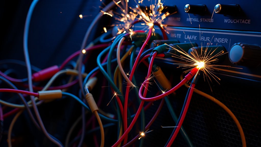 electromagnetic interference affects audio