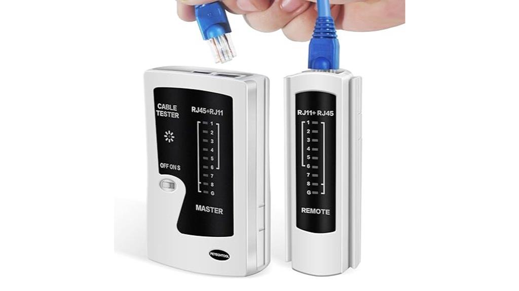 ethernet and phone cable tester