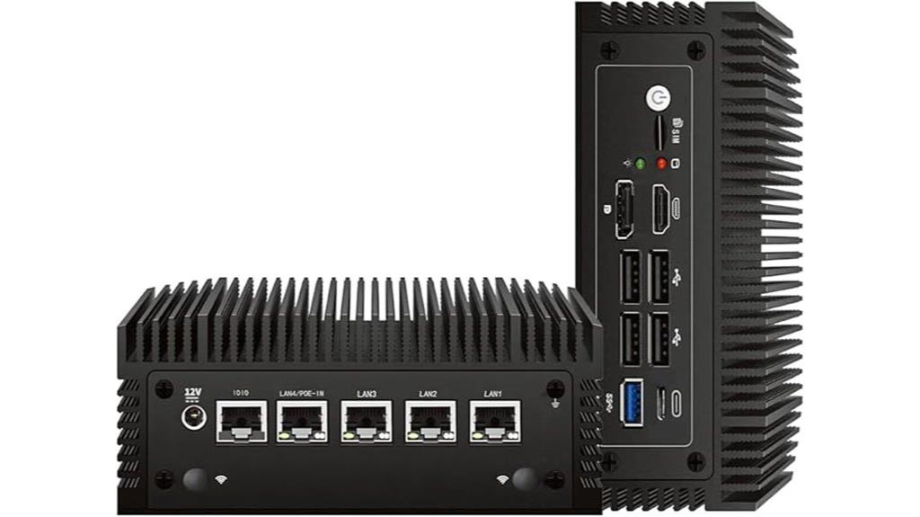 fanless mini firewall router