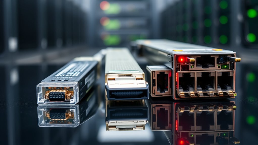 fiber optic module types