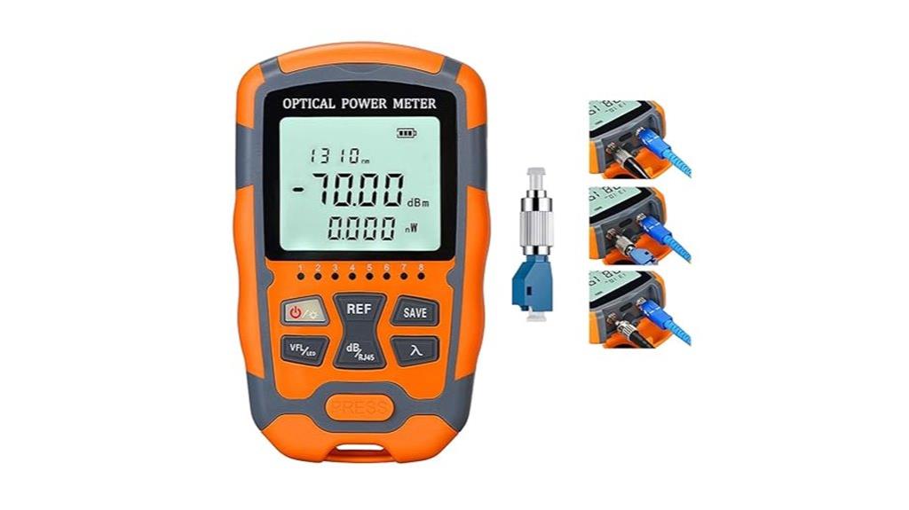 fiber optic testing device