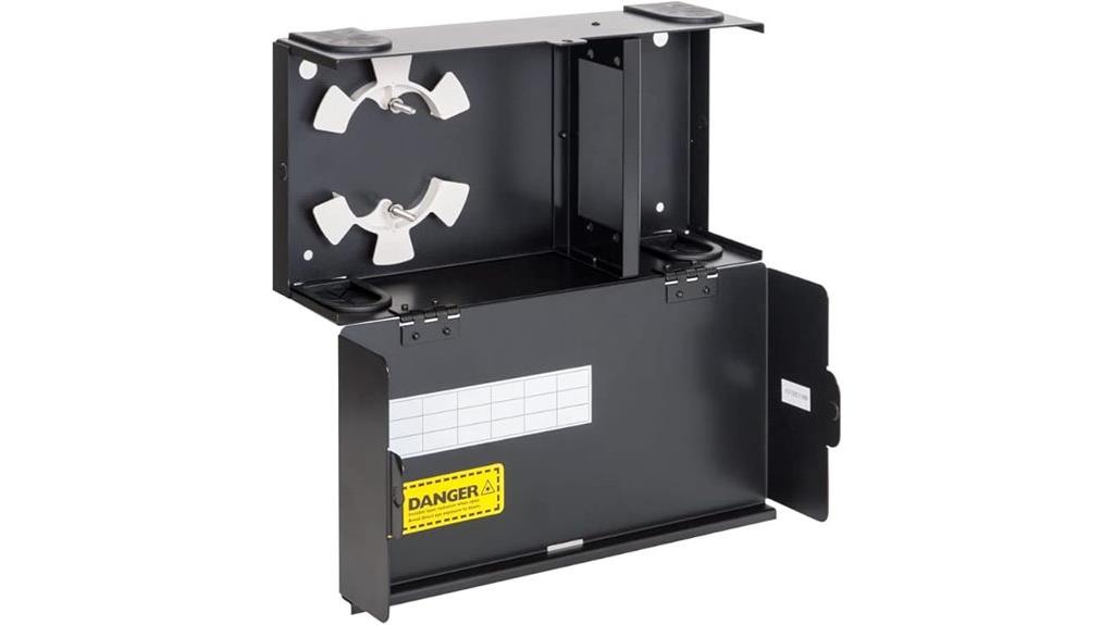 fiber optic wall enclosure