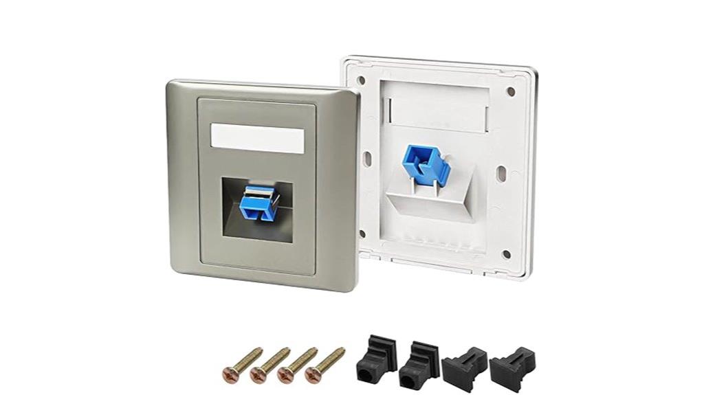 fiber optic wall mount